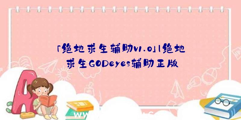 「绝地求生辅助v1.0」|绝地求生GODeyes辅助正版